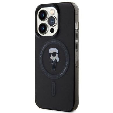 Karl Lagerfeld IML Ikonik MagSafe case for iPhone 15 Pro - black 1