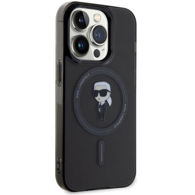 Karl Lagerfeld IML Ikonik MagSafe case for iPhone 15 Pro - black 3