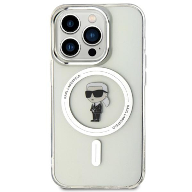 Karl Lagerfeld IML Ikonik MagSafe case for iPhone 15 Pro - transparent 2