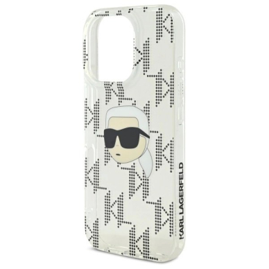 Dėklas Karl Lagerfeld IML Karl Head Electroplated  iPhone 16 Pro Max - Skaidrus 5