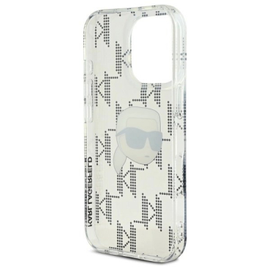 Dėklas Karl Lagerfeld IML Karl Head Electroplated  iPhone 16 Pro Max - Skaidrus 6