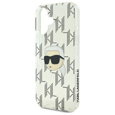 Dėklas Karl Lagerfeld IML Karl Head Electroplated iPhone 16  - Skaidrus 5