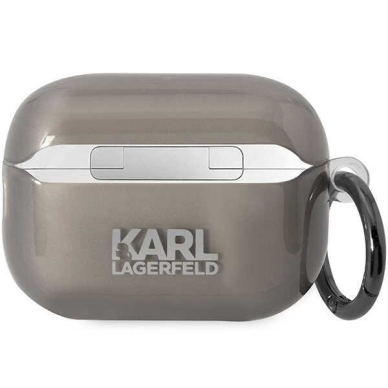 Dėklas ausinėms Karl Lagerfeld Ikonik KKLAP2HNIKTCK Airpods Pro 2 Juodas 1