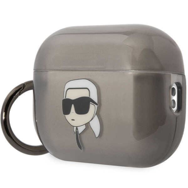 Dėklas ausinėms Karl Lagerfeld Ikonik KKLAP2HNIKTCK Airpods Pro 2 Juodas 2