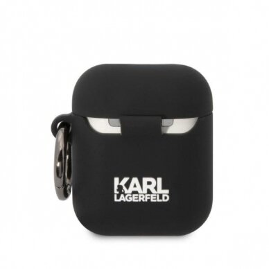 Dėklas Karl Lagerfeld KLA2RUNCHK AirPods 1/2 Juodas 1