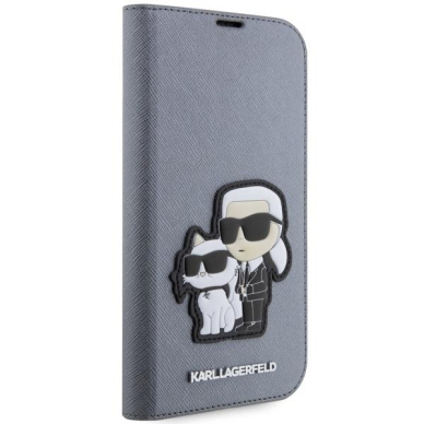 Dėklas Karl Lagerfeld Choupette KLBKP14XSANKCPG iPhone 14 Pro Max Sidabrinis 4