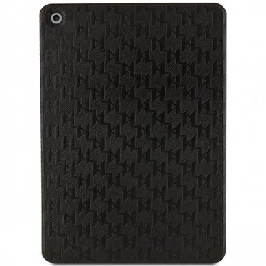 Dėklas Karl Lagerfeld Saffiano Monogram Choupette KLFC10SAKHPCK iPad 10.2 Juodas 1