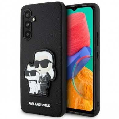 Dėklas Karl Lagerfeld Choupette KLHCA34SANKCPK Samsung Galaxy A34 5G A346 Juodas