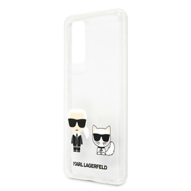 Originalus Karl Lagerfeld dėklas KLHCA72CKTR A72 A725 Permatomas Karl Choupette 5