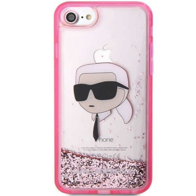 Dėklas Karl Lagerfeld Karl Head KLHCI8LNKHCP iPhone 7/8/ SE 2020/2022 Rožinis 2