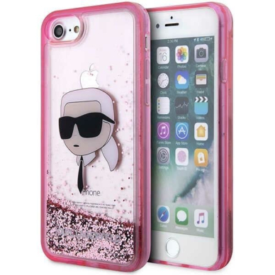 Dėklas Karl Lagerfeld Karl Head KLHCI8LNKHCP iPhone 7/8/ SE 2020/2022 Rožinis