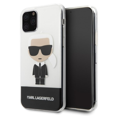 Originalus Karl Lagerfeld Dėklas Klhcn58Tputric Iphone 11 Pro Permatomas Ikonik Karl