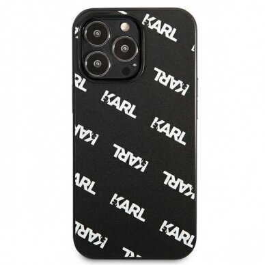 Dėklas Karl Lagerfeld Allover KLHCP13LPULMBK3 iPhone 13 Pro Juodas 2