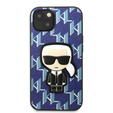 Dėklas Karl Lagerfeld Monogram Ikonik Patch KLHCP13MPMNIKBL iPhone 13 Mėlynas 2