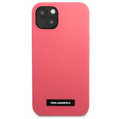 Dėklas Karl Lagerfeld Silicone Plaque KLHCP13MSLMP1PI iPhone 13  2