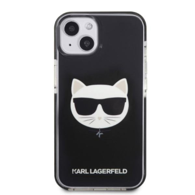 Dėklas Karl Lagerfeld Choupette Head KLHCP13MTPECK iPhone 13 Juodas 2