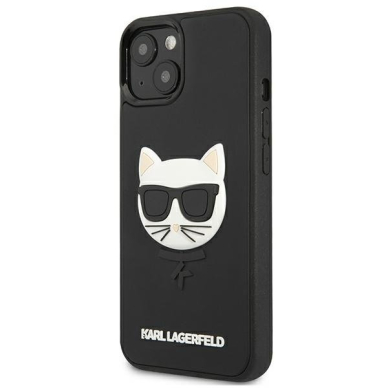 Dėklas Karl Lagerfeld KLHCP13SCH3DBK 13 mini 5,4" Juodas 3D Rubber Choupette 1