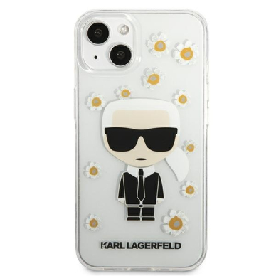 Dėklas Karl Lagerfeld KLHCP13SHFLT iPhone 13 mini Permatomas 2