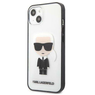 Originalus dėklas Karl Lagerfeld KLHCP13SHIKCK iPhone 13 mini 5.4 Permatomas Ikonik Karl 1