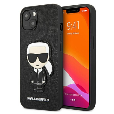 Dėklas Karl Lagerfeld KLHCP13SOKPK iPhone 13 mini Juodas