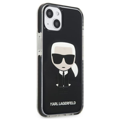 Dėklas Karl Lagerfeld Iconik Karl KLHCP13STPEIKK iPhone 13 mini Juodas 3