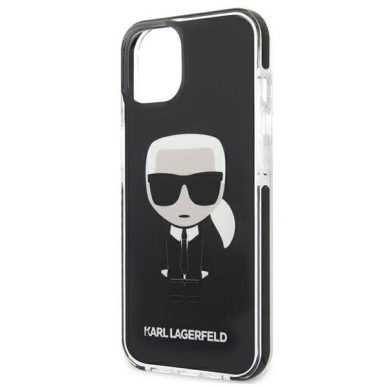 Dėklas Karl Lagerfeld Iconik Karl KLHCP13STPEIKK iPhone 13 mini Juodas 5