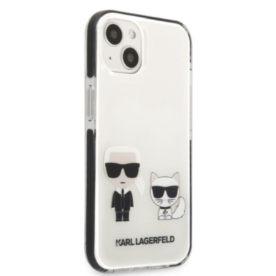 Dėklas Karl Lagerfeld Choupette KLHCP13STPEKCW iPhone 13 mini Baltas 3