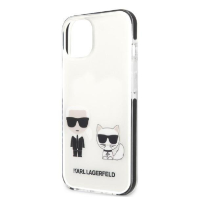 Dėklas Karl Lagerfeld Choupette KLHCP13STPEKCW iPhone 13 mini Baltas 5