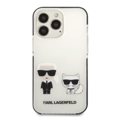 Dėklas Karl Lagerfeld Choupette KLHCP13XTPEKCW iPhone 13 Pro Max Baltas 2