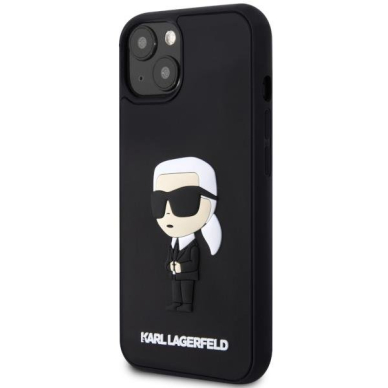 Dėklas Karl Lagerfeld Rubber Ikonik 3D KLHCP14M3DRKINK iPhone 14 Plus Juodas 1