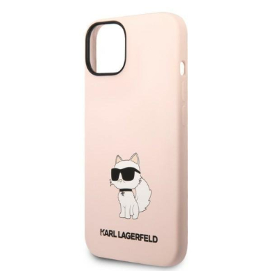 Dėklas Karl Lagerfeld Silicone Choupette KLHCP14MSNCHBCP iPhone 14 Plus Rožinis 5