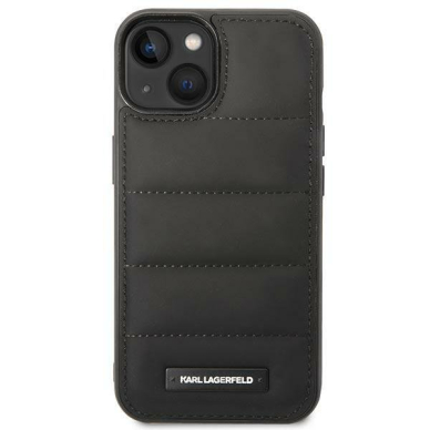 Dėklas Karl Lagerfeld Puffy Elongated Logo KLHCP14SPSQAK iPhone 14 Juodas 2