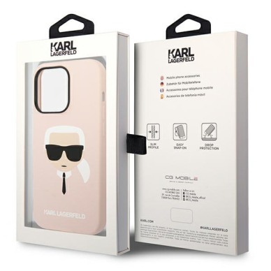 Dėklas Karl Lagerfeld KLHCP14XSLKHLP iPhone 14 Pro Max Rožinis 7