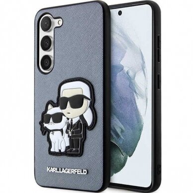 Dėklas Karl Lagerfeld KLHCS23MSANKCPG Samsung Galaxy S23 Plus Pilkas