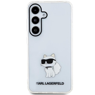 Originalus Karl Lagerfeld Dėklas KLHCS24MHNCHTCT S24+ S926 Permatomas hardcase IML Choupette 2