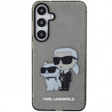 Dėklas Karl Lagerfeld KLHCS24MHNKCTGK S24+ S926 Juodas Blizgus 2