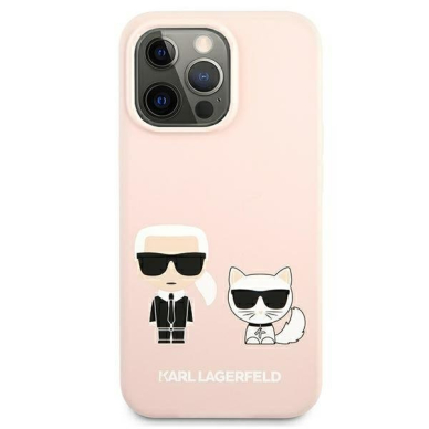 Dėklas Karl Lagerfeld KLHMP13LSSKCI iPhone 13 Pro / 13 Magsafe Rožinis 3