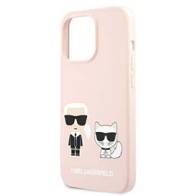 Dėklas Karl Lagerfeld KLHMP13LSSKCI iPhone 13 Pro / 13 Magsafe Rožinis 5