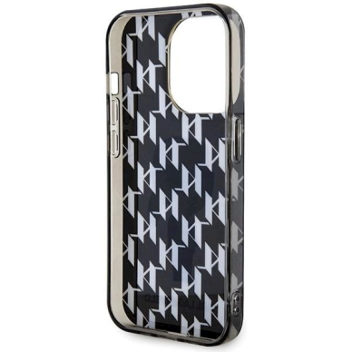 Dėklas Karl Lagerfeld Monogram Ikonik dėklas skirtas iPhone 15 Pro Max - Permatomas 6