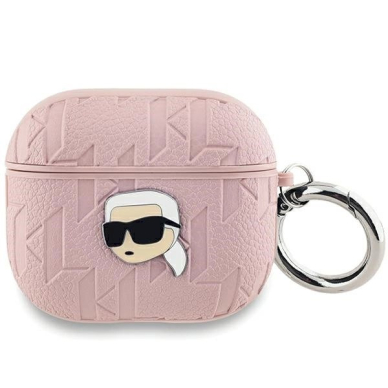 Karl Lagerfeld Monogram Karl Head dėklas AirPods 3 - Rožinis