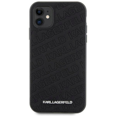 Karl Lagerfeld Quilted K Pattern dėklas skirtas iPhone 11 / Xr - Juodas 2