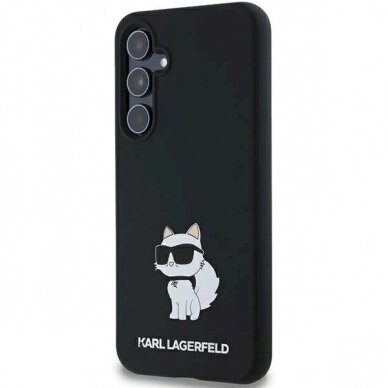 Karl Lagerfeld Silicone Choupette dėklas Samsung Galaxy A35 - Juodas 1