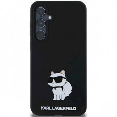 Karl Lagerfeld Silicone Choupette dėklas Samsung Galaxy A35 - Juodas 2