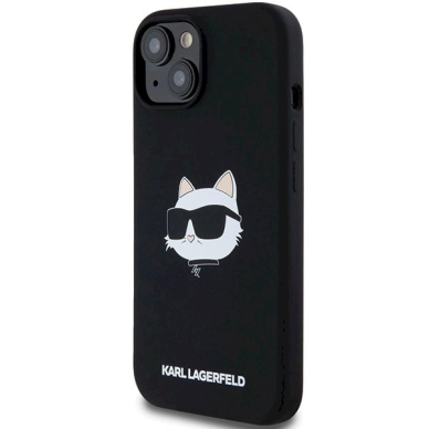 Karl Lagerfeld Silicone Choupette Head MagSafe dėklas iPhone 15 Plus / 14 Plus - Juodas 1