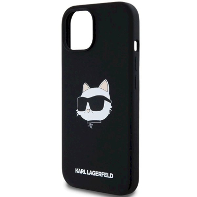 Karl Lagerfeld Silicone Choupette Head MagSafe dėklas iPhone 15/14/13 - Juodas 5