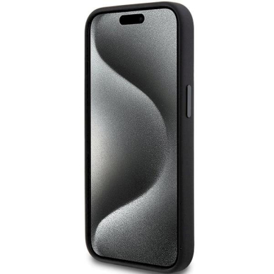 Karl Lagerfeld Silicone Choupette Metal Pin dėklas skirtas iPhone 15 Plus / 14 Plus - Juodas 4