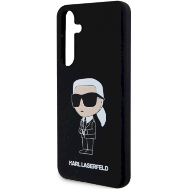 Originalus Karl Lagerfeld Dėklas Silicone IkonikSamsung Galaxy S24 - Juodas 5