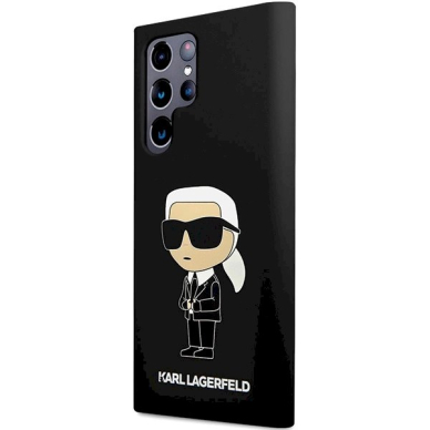 Karl Lagerfeld Silicone Ikonik Dėklas Samsung Galaxy S24 Ultra - Juodas 1