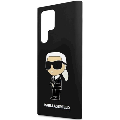 Karl Lagerfeld Silicone Ikonik Dėklas Samsung Galaxy S24 Ultra - Juodas 5