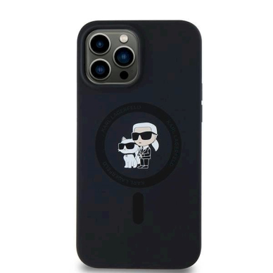 Karl Lagerfeld Silicone Karl Choupette MagSafe dėklas iPhone 13 Pro / 13 - Juodas 2